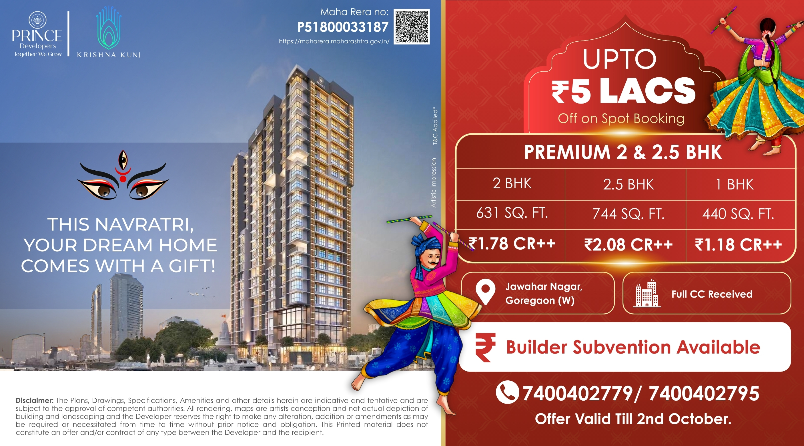 Krishna Kunj 360 - Modern Residential Apartments and Amenities in Goregaon West
